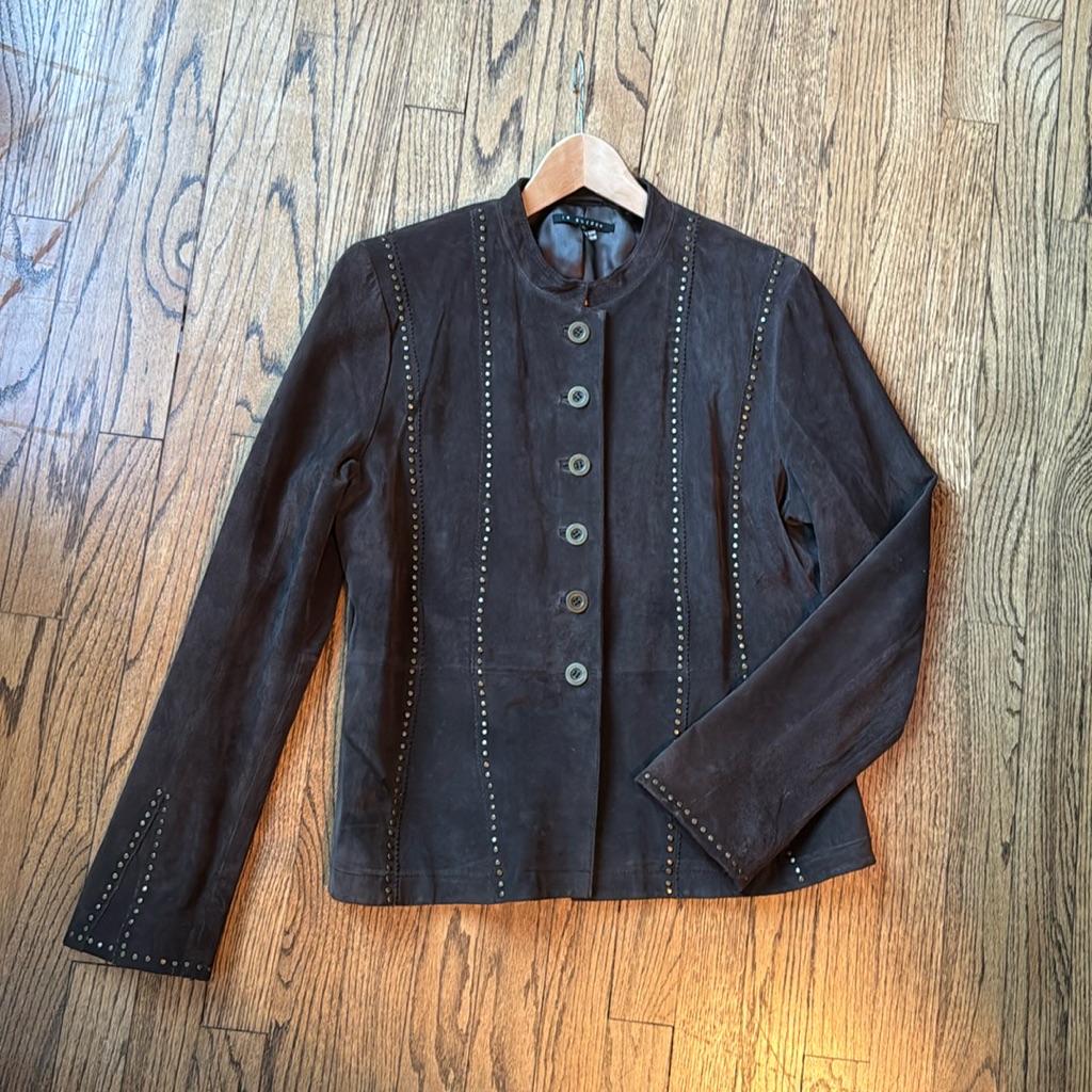 Suede Jacket With Studs